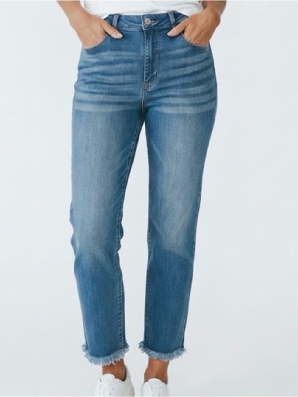 Anthropologie X EVIDNT Distressed Denim Skinny Jeans